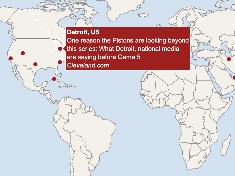 Google News Map returns